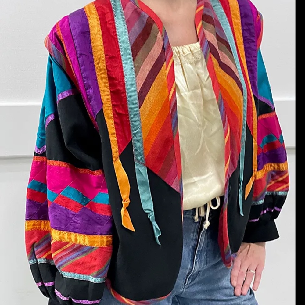 Rainbow Ribbon Coat